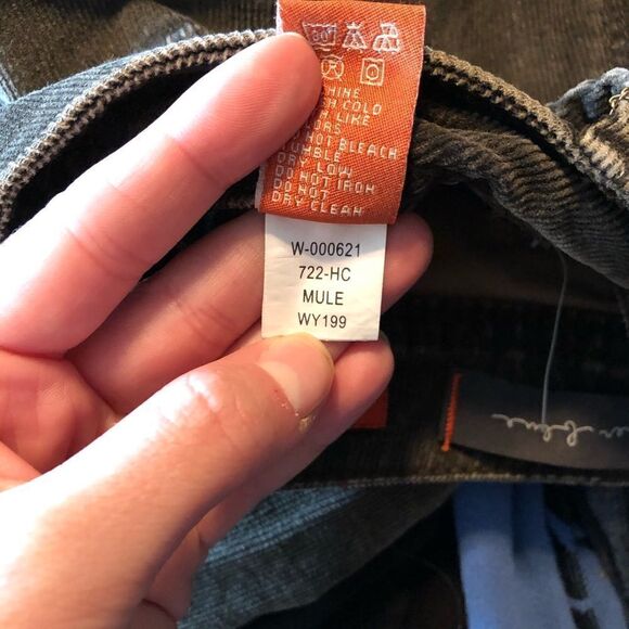 NWT! Christopher blue brown corduroy pants - Picture 8 of 12